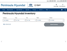 Tablet Screenshot of montereyhyundai.com